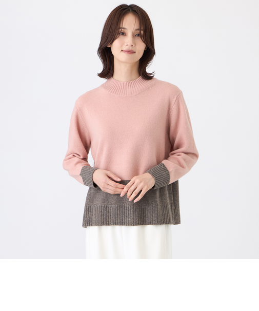 【ウォッシャブル】エアリーウールニットプルオーバー