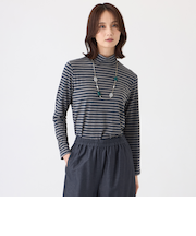 【ウォッシャブル・吸湿発熱】サクラウォームベア天カットソー