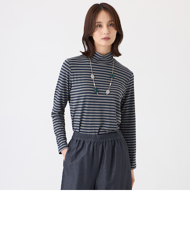 【ウォッシャブル・吸湿発熱】サクラウォームベア天カットソー