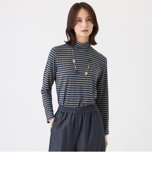 【ウォッシャブル・吸湿発熱】サクラウォームベア天カットソー