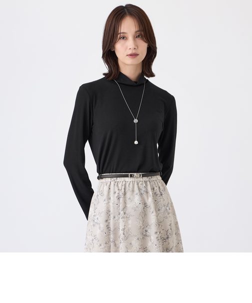 【ウォッシャブル・吸湿発熱】サクラウォームベア天カットソー