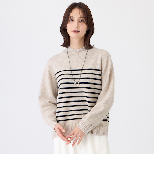 【ウォッシャブル】エアリーウールニットプルオーバー