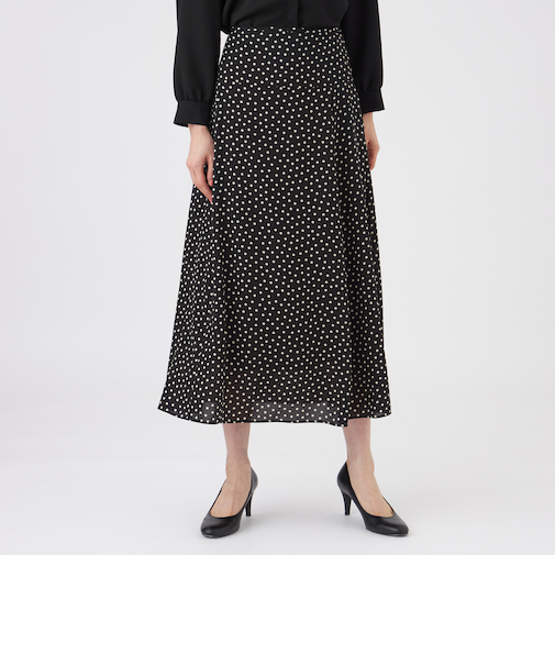 【ウォッシャブル】ノルディスドットスカート