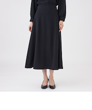 【ウォッシャブル・UV・防しわ】ストレッチジョーゼットスカート