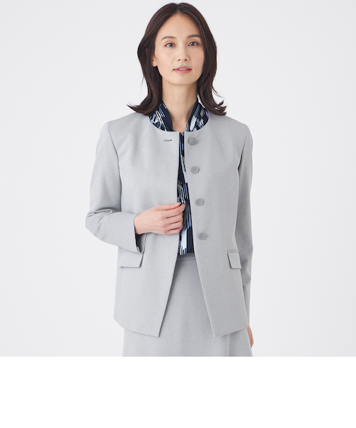 【美シリーズ・ウォッシャブル】トリアセスビンダイアゴナルジャケット