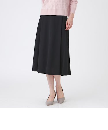 【美シリーズ・ウォッシャブル】トリアセスビンダイアゴナルフレアスカート