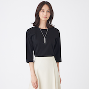 【ウォッシャブル】アルビニプレミアムスムースカットソー