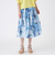 【ウォッシャブル】スプラッシュプリントスカート