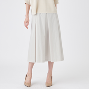 【ウォッシャブル】シャンブレーメモリータフタスカート