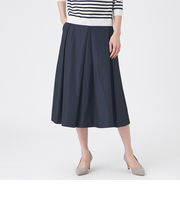 【ウォッシャブル】シャンブレーメモリータフタスカート