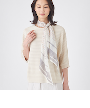 【ウォッシャブル】剣先幾何ストール