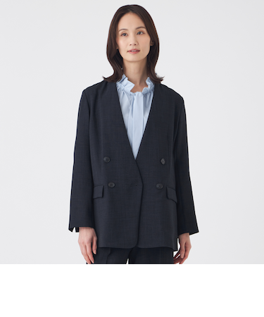 【吸水速乾・ウォッシャブル】Reflaxキャンバスジャケット