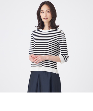 【ウォッシャブル】セーターマシンカットソー