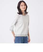 【ウォッシャブル】セーターマシンカットソー