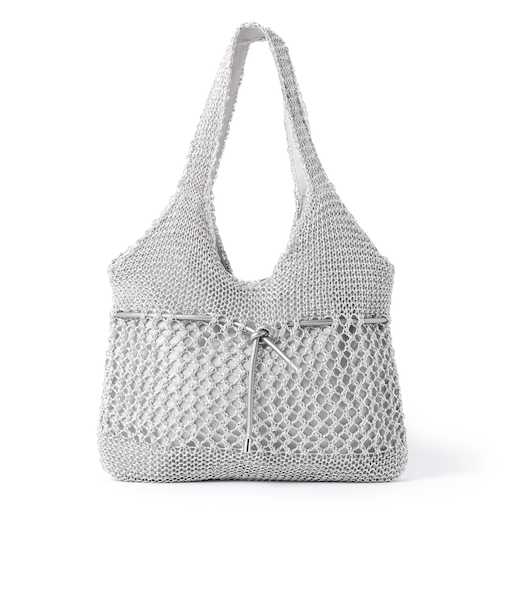 機械編みバッグ