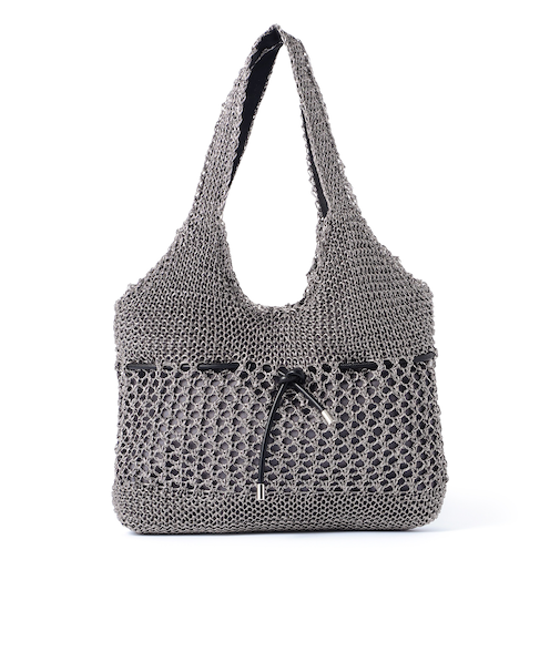 機械編みバッグ