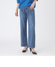 【ウォッシャブル】ブレンドデニムパンツ