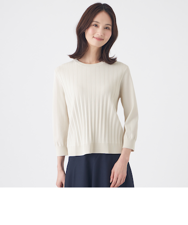 【ウォッシャブル】ヴィスコースストレッチプルオーバー
