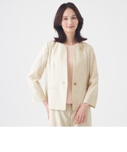 【美シリーズ・セットアップ対応・ウォッシャブル】オックスストレッチジャケット