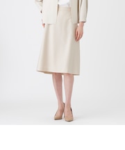 【美シリーズ・セットアップ対応・ウォッシャブル】オックスストレッチスカート