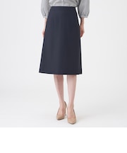 【美シリーズ・セットアップ対応・ウォッシャブル】オックスストレッチスカート