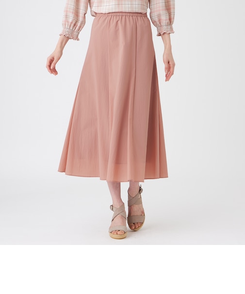 【はっ水・UV・ウォッシャブル】エアリーナイロンスカート