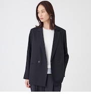 【UV対策・着用しわ軽減・ウォッシャブル】エアリーコードレーンテーラードジャケット