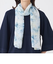 【ウォッシャブル】フラワーショートストール