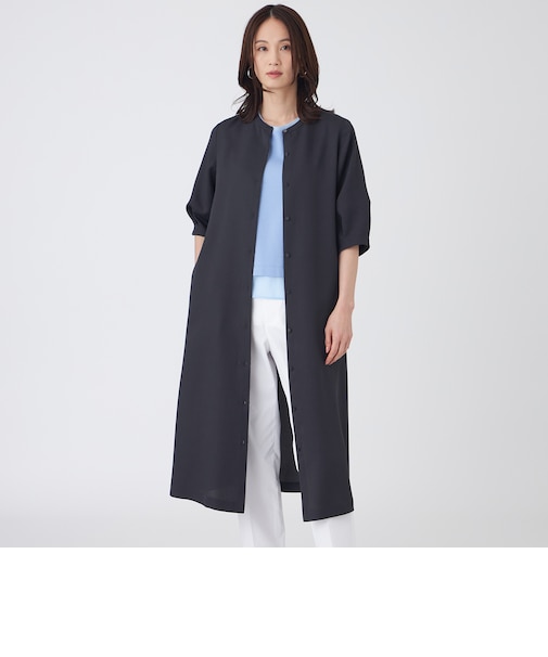 【UV対策・着用しわ軽減・ウォッシャブル】エアリーコードレーンワンピース