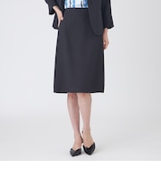 【UV対策・着用しわ軽減・ウォッシャブル】エアリーコードレーンスカート