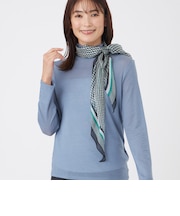 千鳥シルクシフォン剣先スカーフ