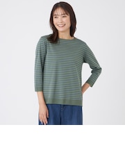 【ウォッシャブル】セーターマシンニットTシャツ