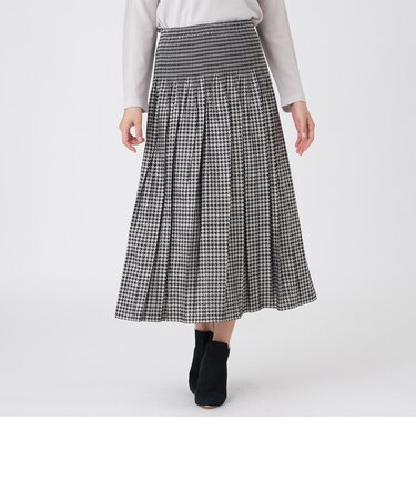 【Signature Style】【ウォッシャブル】千鳥/グレンチェックJQスカート