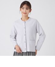 【ウォッシャブル】モールヤーン×TEXBRIDニットカーディガン