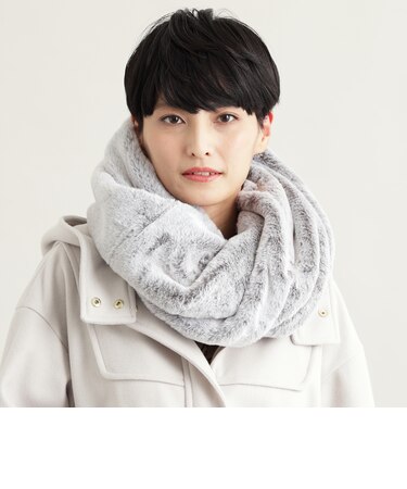 【ウォッシャブル】 フェイクファースヌード