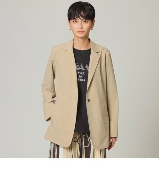 【ウォッシャブル】【はっ水】【UV対策】テックスブリッドテーラードジャケット