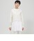 23AW＊Wings掲載＊【ウォッシャブル】シャツレイヤーチュニックニット