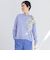 23AW＊Wings掲載＊【80周年記念アイテム】スノーレオパードボトルネックインターシャニット