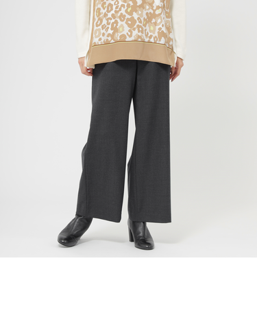 23AW＊Wings掲載＊【ウォッシャブル】ウールミルドセミワイドパンツ