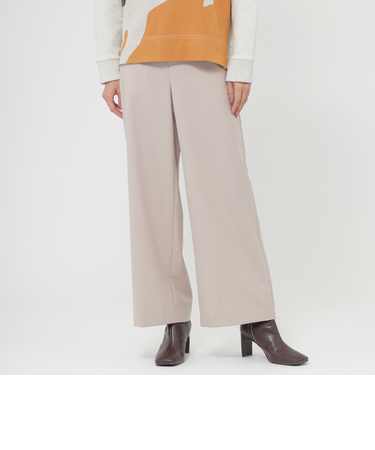 23AW＊Wings掲載＊【ウォッシャブル】ウールミルドセミワイドパンツ