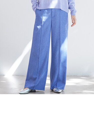 23AW＊Wings掲載＊リサイクルウールツイルワイドパンツ