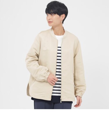 【はっ水】【ウォッシャブル】メモリータフタフライトジャケット