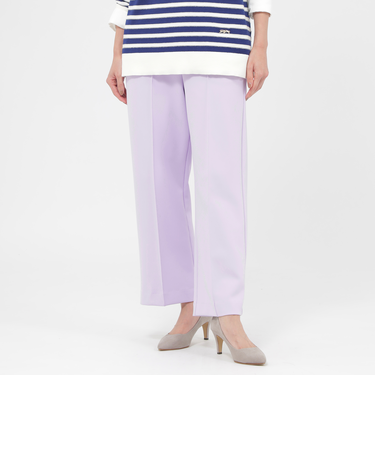 【防透け】【ウォッシャブル】【接触冷感】ライトダンボールセミワイドパンツ