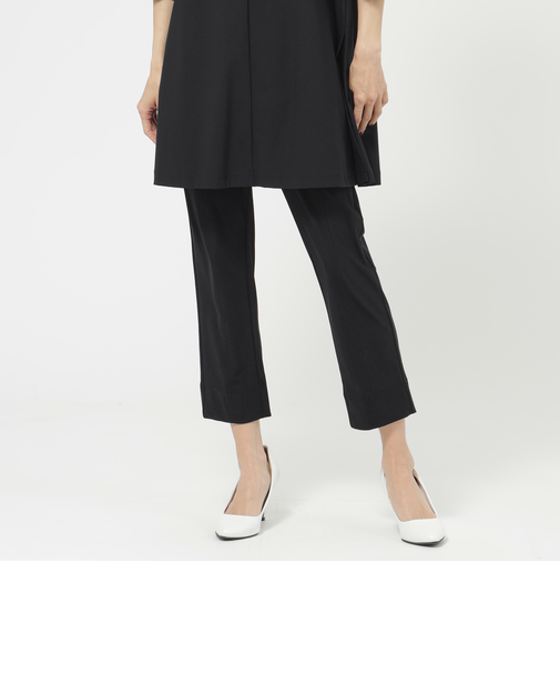 【接触冷感】【ウォッシャブル】メリルハイテンションクロップドパンツ