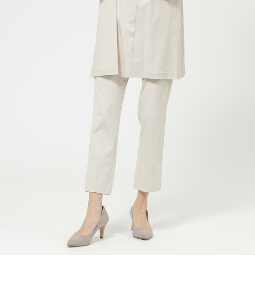 【接触冷感】【ウォッシャブル】メリルハイテンションクロップドパンツ