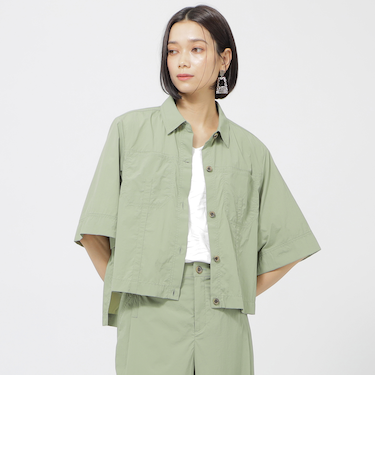 【ウォッシャブル】ナイロンワッシャーシャツ