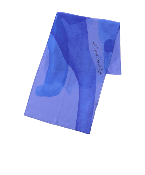 【ウォッシャブル】パンサーモチーフプリントストール