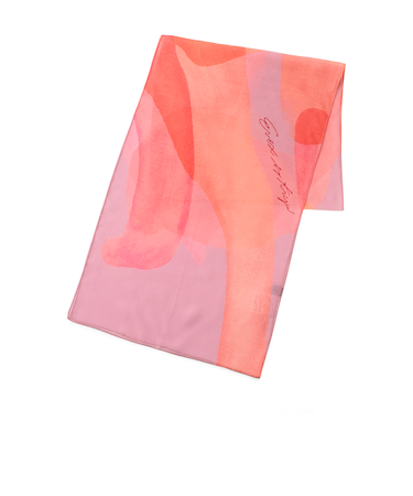 【ウォッシャブル】パンサーモチーフプリントストール