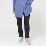 【ウォッシャブル】ダンボールニットテーパードパンツ