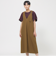 【ウォッシャブル】タンブラーツイルジャンパースカート